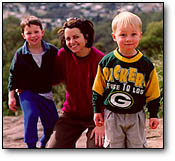 Lisa and the boys