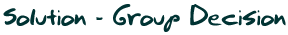 Group Solution